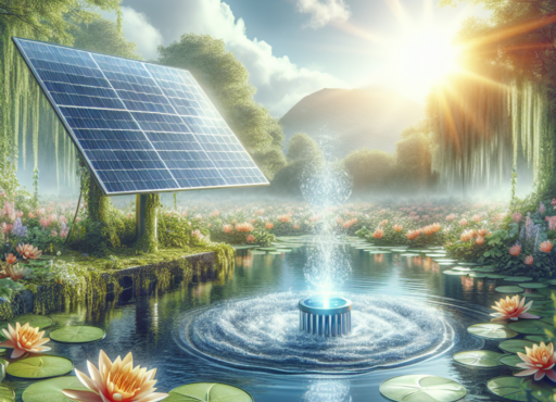 bomba solar para estanque grande
