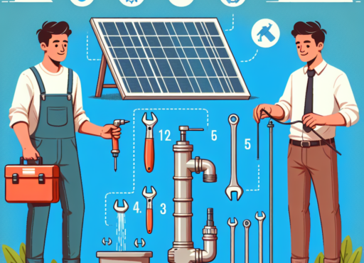 como instalar una bomba sumergible solar