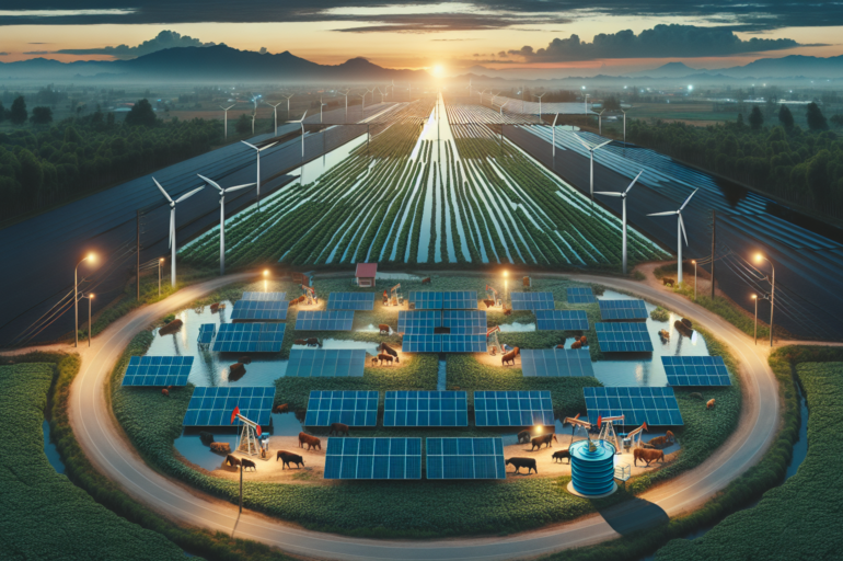 Automatización de sistemas de riego y bombeo con energía solar en cultivos extensivos