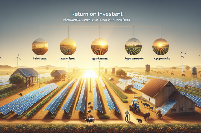 Cómo calcular el retorno de inversión en instalaciones fotovoltaicas para explotaciones de regadío