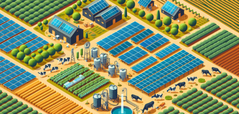 Cómo reducir los costes energéticos en explotaciones agrícolas y ganaderas con paneles solares