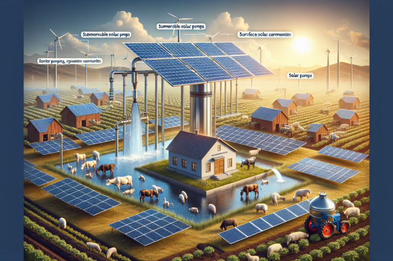 Comparativa entre bombas solares sumergibles y de superficie para explotaciones agrícolas
