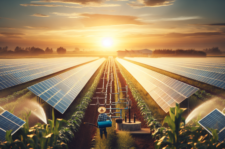 Funcionamiento del bombeo solar para riego en plantaciones y cultivos intensivos