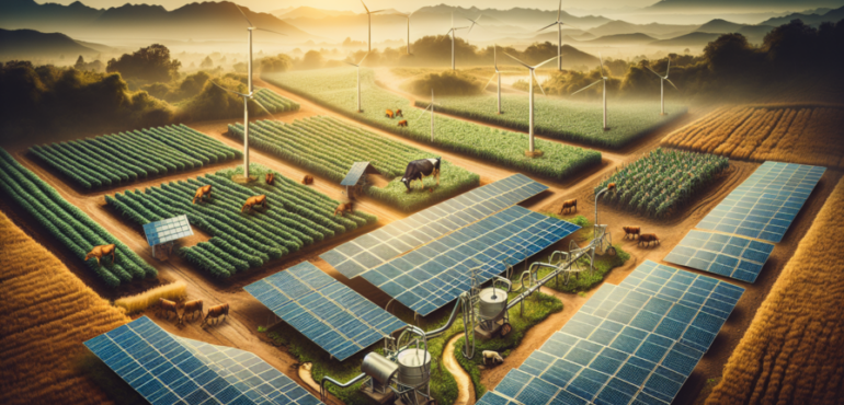Paneles solares en granjas ganaderas para reducir el consumo de climatización y frío industrial