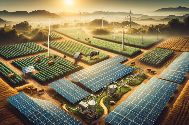 Paneles solares en granjas ganaderas para reducir el consumo de climatización y frío industrial