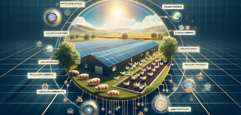 Soluciones de electrificación con energía solar para granjas avícolas y porcinas