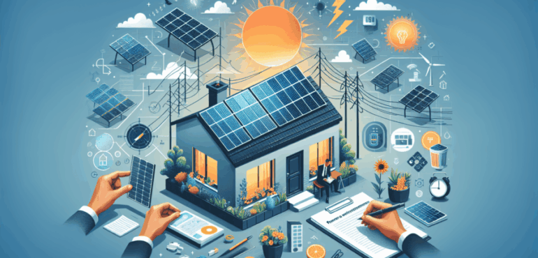 Cómo alimentar una casa entera con energía solar y sin cortes