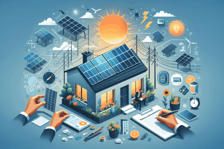 Cómo alimentar una casa entera con energía solar y sin cortes