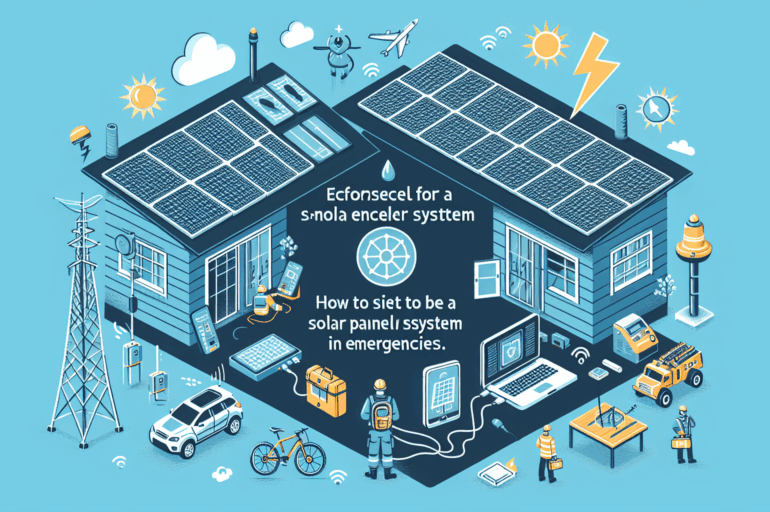 Cómo montar un sistema de placas solares para emergencias