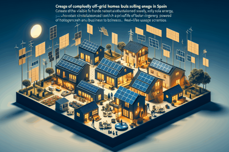 ¿Es viable un hogar totalmente desconectado de la red en España?
