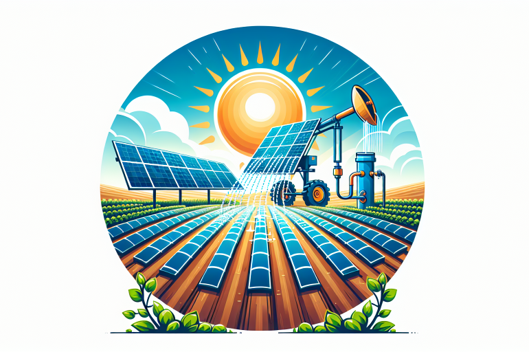 Bombas solares para riego agrícola: Eficiencia y ahorro.