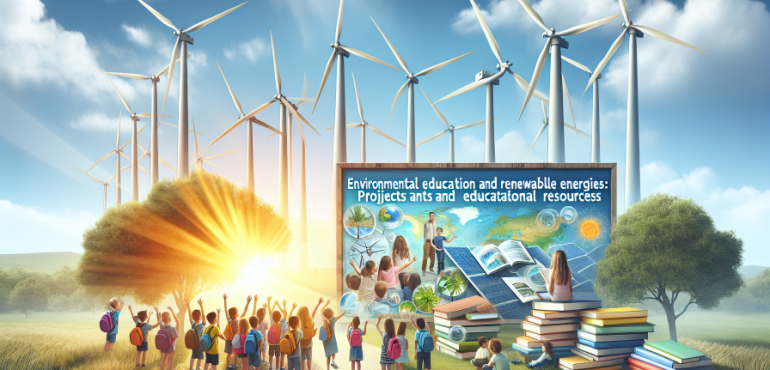 Educación ambiental y energías renovables: Proyectos y recursos educativos.