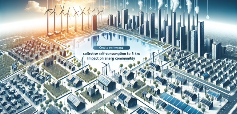 Extensión del autoconsumo colectivo a 5 km: Impacto en comunidades energéticas.