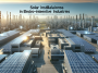Instalaciones solares en industrias electrointensivas