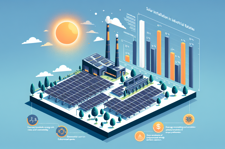 Instalaciones solares en polígonos industriales: Impacto económico y ambiental.