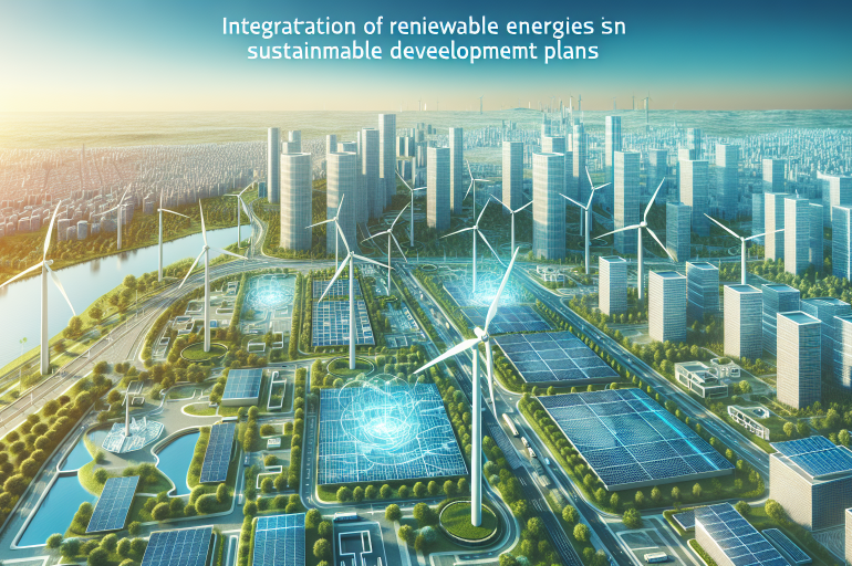 Integración de energías renovables en planes de desarrollo urbano sostenible.