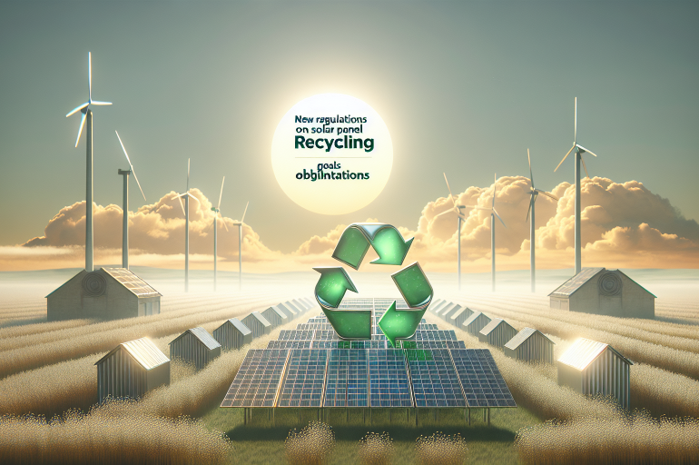 Nuevas normativas sobre reciclaje de paneles solares: Objetivos y obligaciones.
